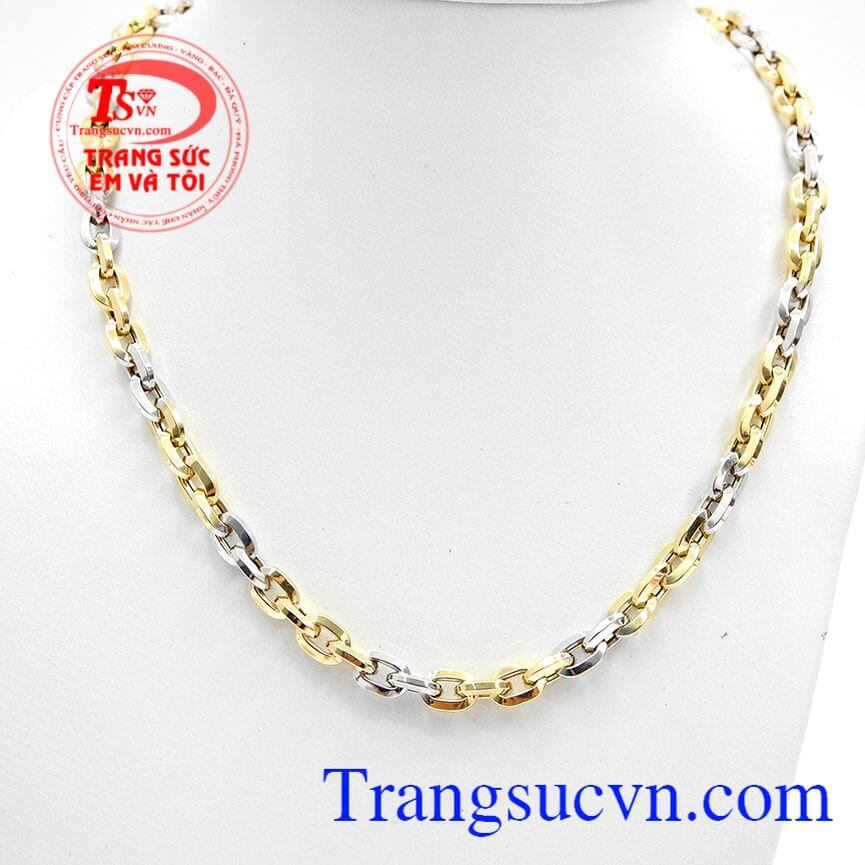 Dây vàng Ý  nam sang trọng, Dây vàng Ý được nhập khẩu từ đất nước Italy được chế tác cầu kỳ, Dây chuyền vàng đẹp.