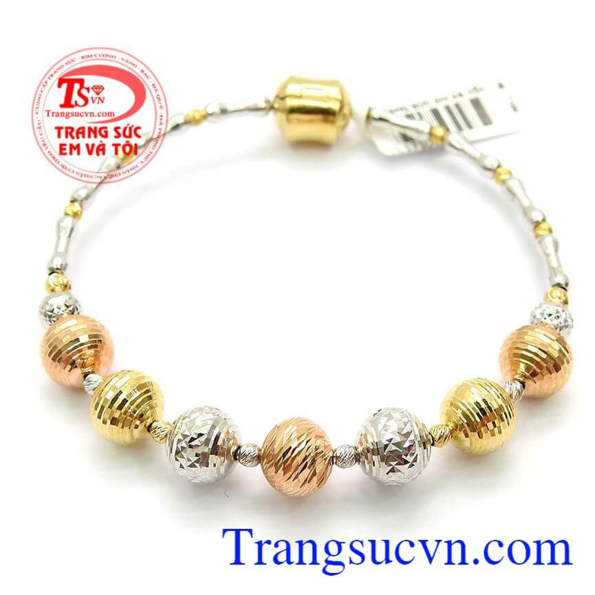 Lắc hạt bi v&agrave;ng Ytaly, Lắc tay v&agrave;ng sang trọng, Lắc tay v&agrave;ng c&aacute; t&iacute;nh.	