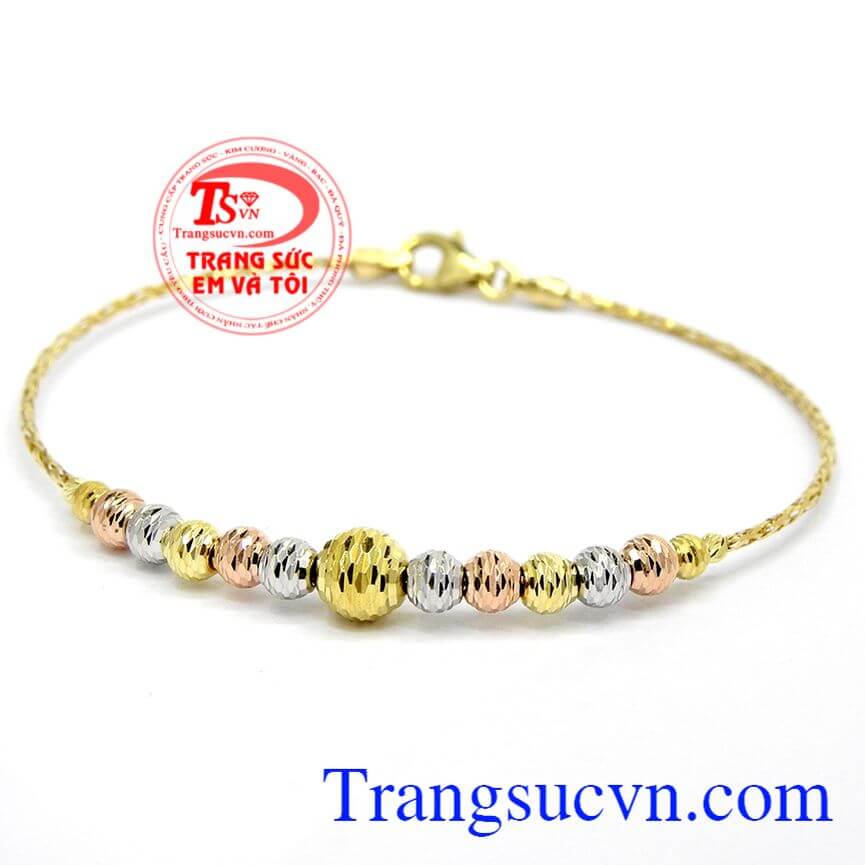 Chiếc lắc tay v&agrave;ng &Yacute; đẹp, Lắc tay v&agrave;ng &Yacute; sang trọng l&agrave; sản phẩm nhập khẩu từ nước &Yacute;, Lắc tay xinh xắn.