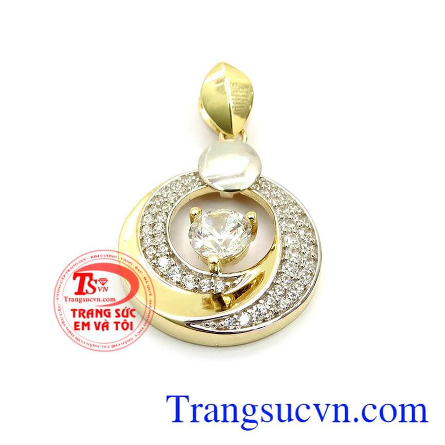 Mặt dây chuyền nữ đính đá nhập khẩu, Mặt dây sang trọng, Mặt dây đẹp.