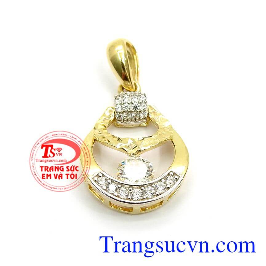 Mặt dây nhập khẩu Hàn Quốc đính đá, mặt dây chuyền sang trọng, mặt dây chuyền đẹp.