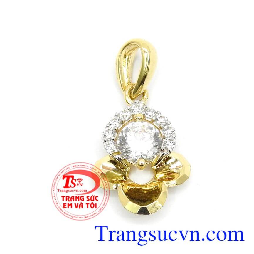 Mặt dây nữ đính đá nhập khẩu Hàn Quốc, Mặt dây chuyền đẹp, Mặt dây chuyền sang trọng.