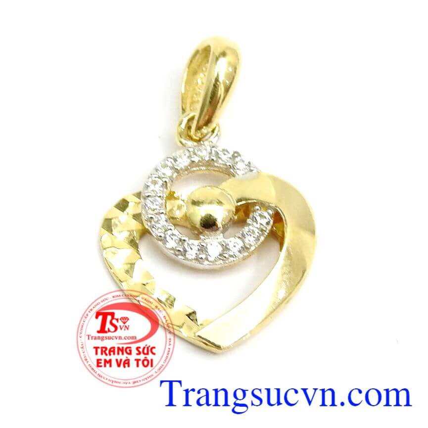 Mặt dây trái tim Hàn Quốc, Mặt dây xinh xắn, Mặt dây chuyền sang trọng.