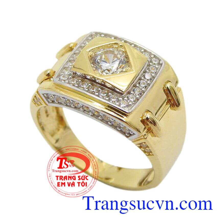 Nhẫn nam phong cách mới, Nhẫn Nam Vàng Tây, nhẫn nam 10k Korea