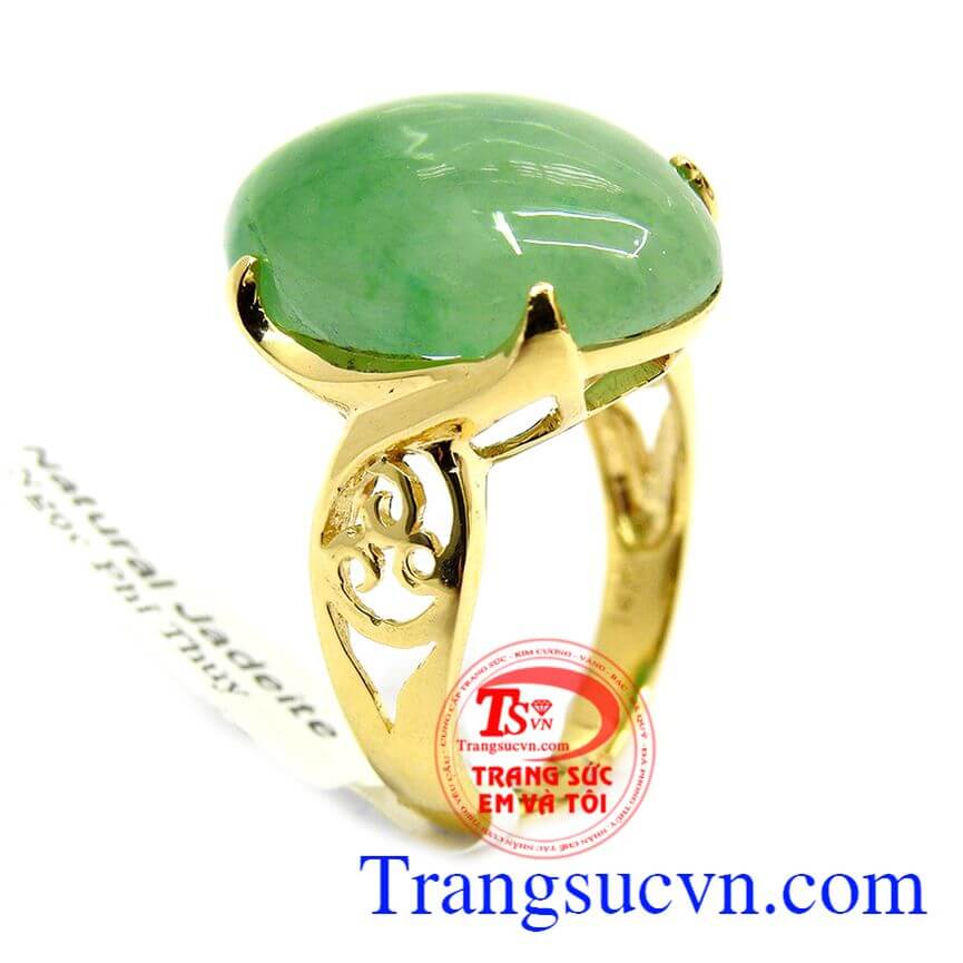 Nhẫn ngọc phỉ thúy tinh tế, Nhẫn Nữ Vàng Jadeite, Nhẫn nữ đẹp