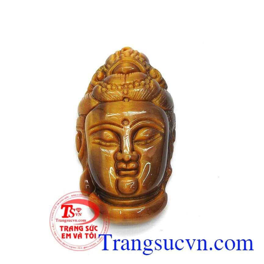 Mặt d&acirc;y chuyền nữ, Mặt d&acirc;y chuyền sang trọng, Phật adida mặt d&acirc;y đ&aacute; mắt hổ.