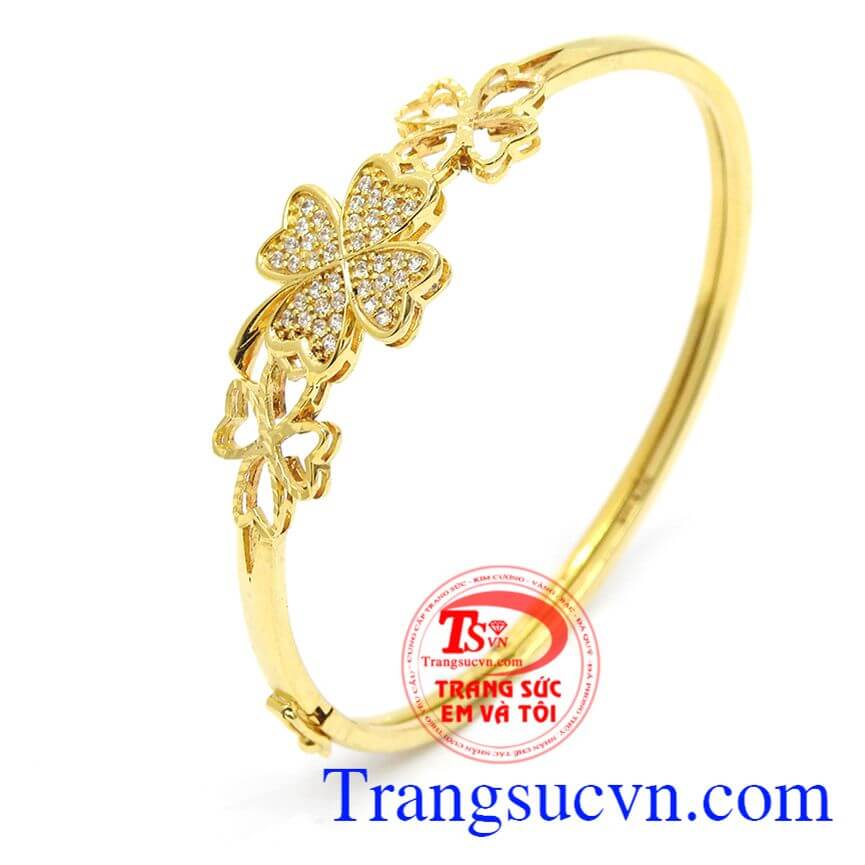 V&ograve;ng tay nữ cỏ 4 l&aacute;, V&ograve;ng tay nữ sang trọng, V&ograve;ng tay nữ đẹp.