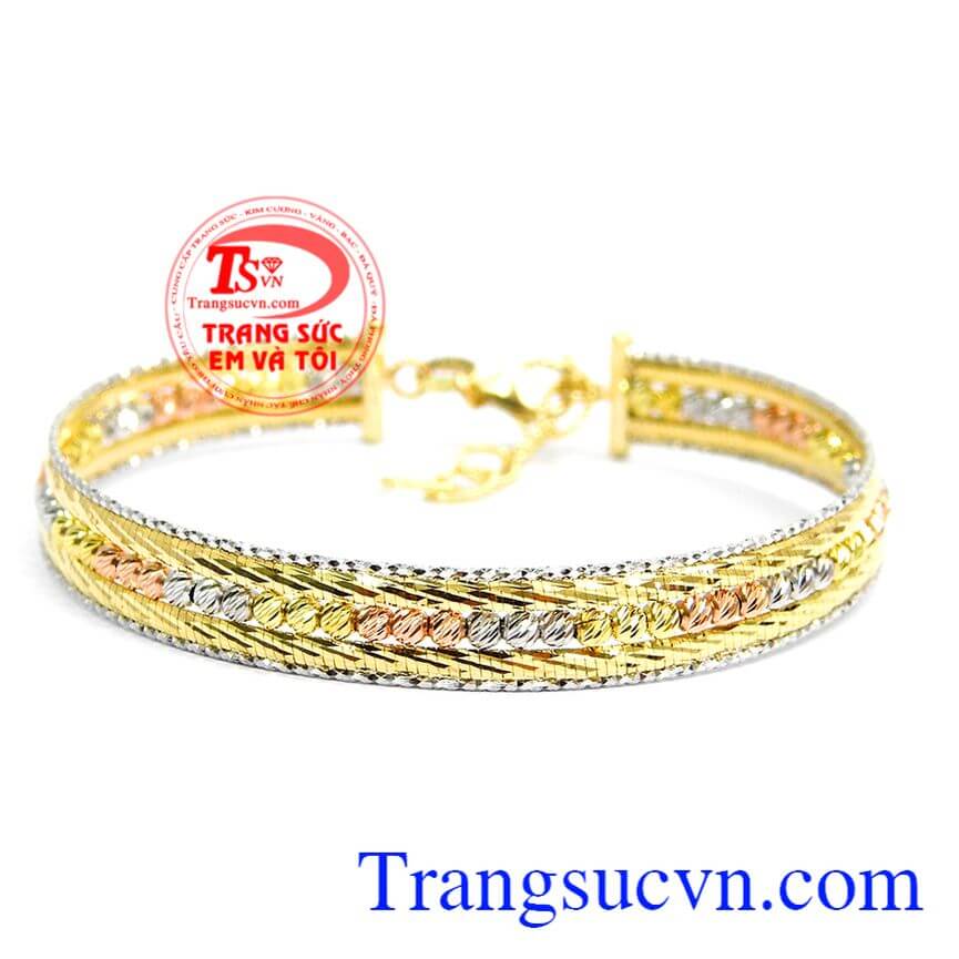 Chiếc v&ograve;ng tay v&agrave;ng &Yacute; đẹp sang trọng, v&ograve;ng tay c&aacute; t&iacute;nh mang phong c&aacute;ch hiện đại,V&ograve;ng tay v&agrave;ng &Yacute; đẹp