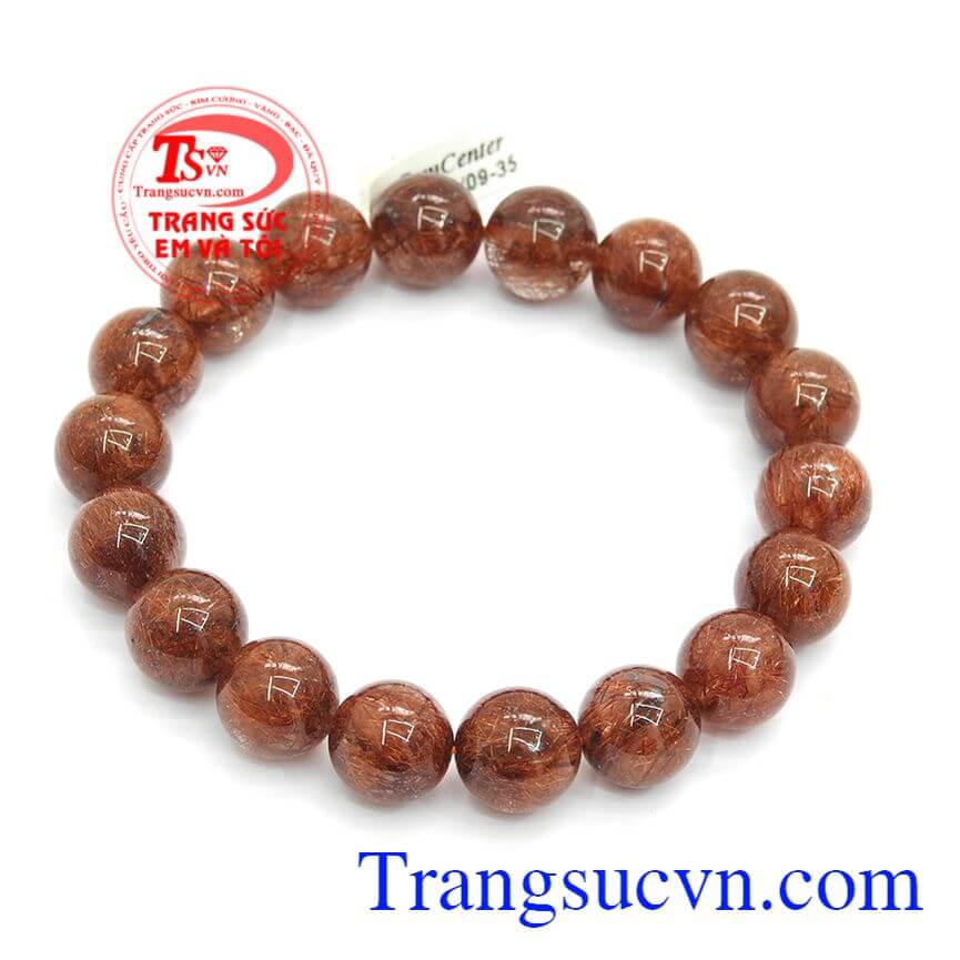 Vòng tay thạch anh đẹp, Chuỗi thạch anh tóc sang trọng, Vòng tay thạch anh may mắn.