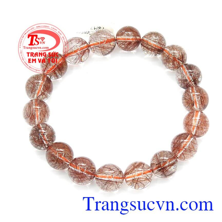 V&ograve;ng thạch anh t&oacute;c, Chuỗi v&ograve;ng thạch anh t&oacute;c n&acirc;u, V&ograve;ng thạch anh may mắn