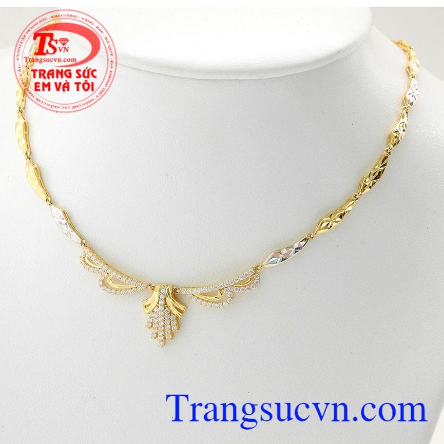 Kiềng vàng quyến rũ, Kiềng vàng đẹp, kiềng vàng tinh tế