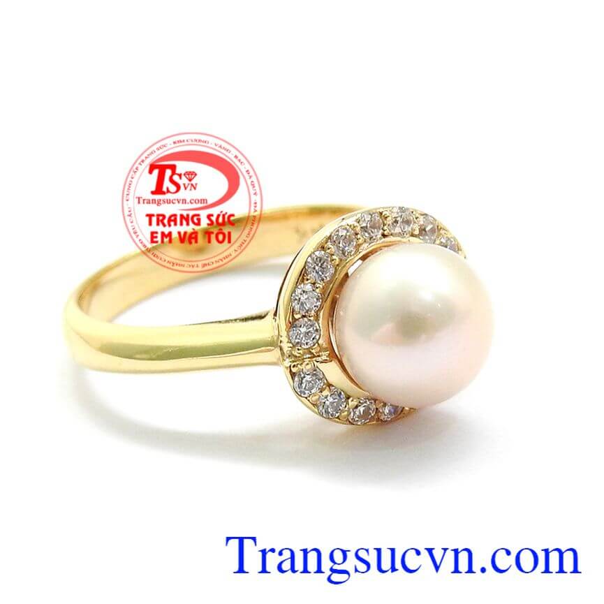 Nhẫn ngọc trai đẹp, Nhẫn ngọc trai, nhẫn nữ đẹp xinh