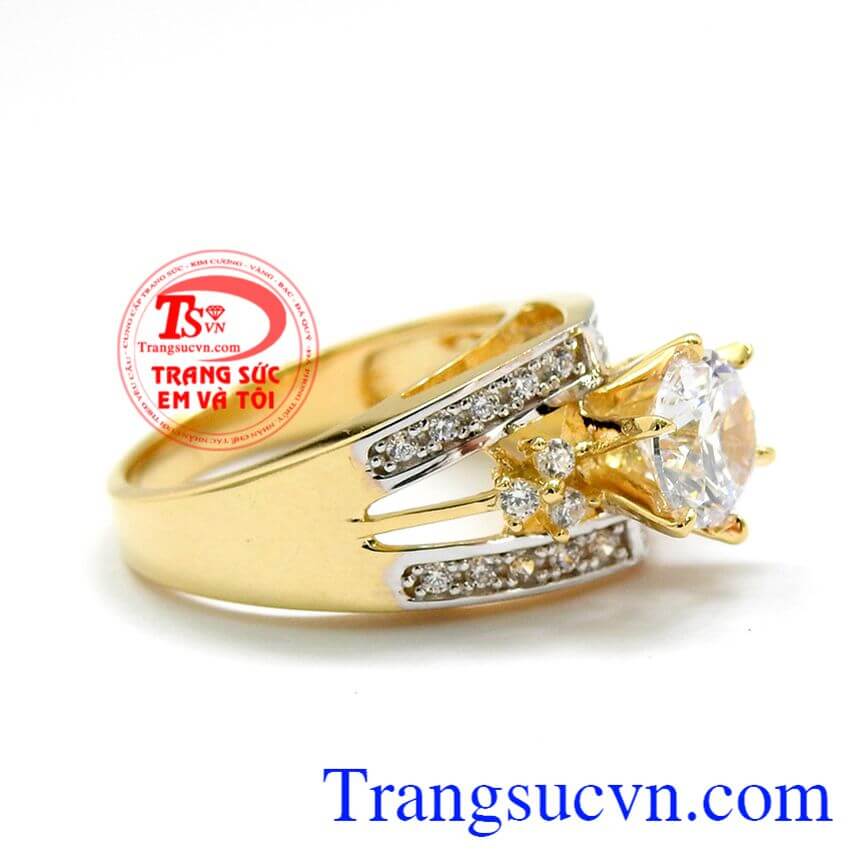 Nhẫn vàng Hàn Quốc đẹp, Nhẫn nữ đá quý, nhẫn nữ đẹp
