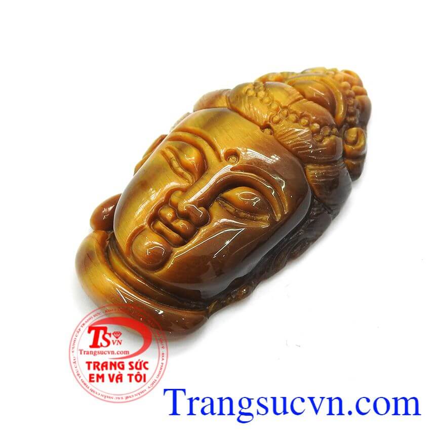 Mặt d&acirc;y chuyền nữ, Mặt d&acirc;y chuyền sang trọng, Phật adida mặt d&acirc;y đ&aacute; mắt hổ.