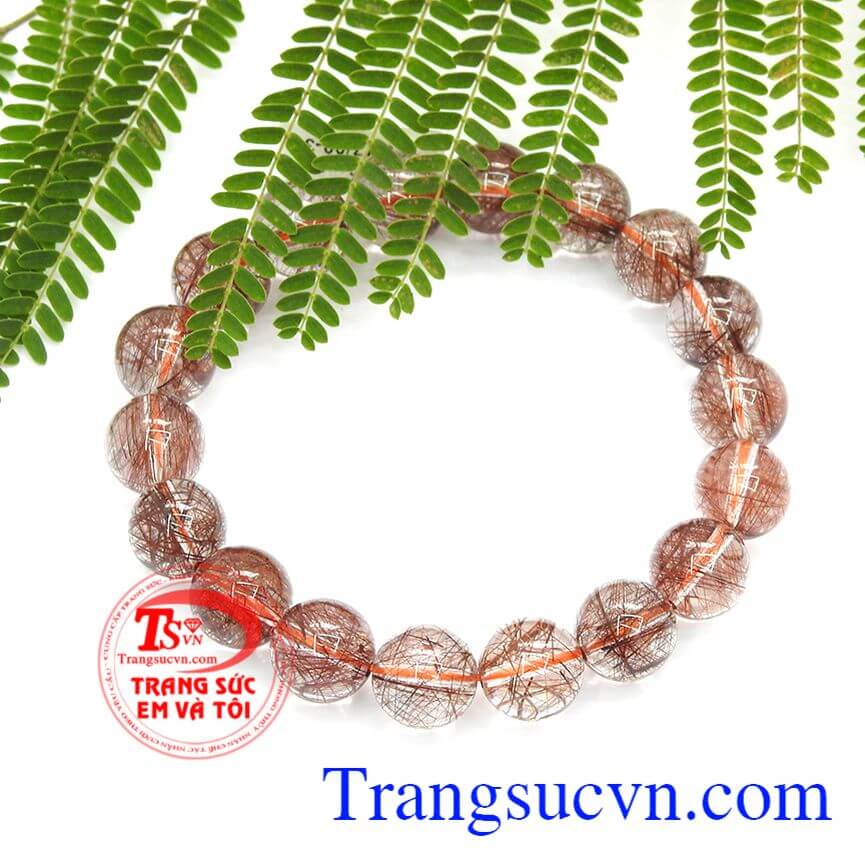 V&ograve;ng thạch anh t&oacute;c, Chuỗi v&ograve;ng thạch anh t&oacute;c n&acirc;u, V&ograve;ng thạch anh may mắn