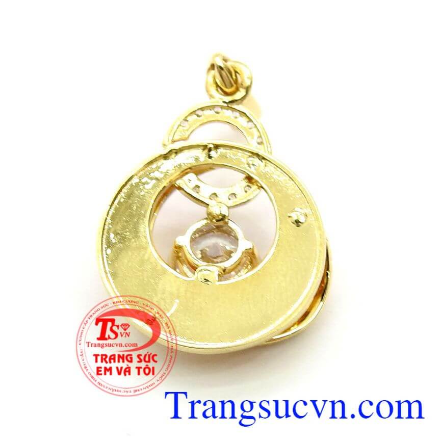 Mặt dây chuyền nữ Hàn Quốc đính đá, Mặt dây chuyền đẹp, Mặt dây chuyền sang trọng.