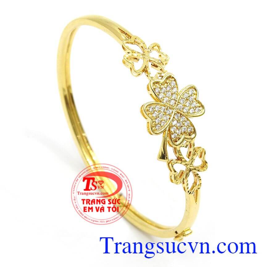 V&ograve;ng tay nữ cỏ 4 l&aacute;, V&ograve;ng tay nữ sang trọng, V&ograve;ng tay nữ đẹp.