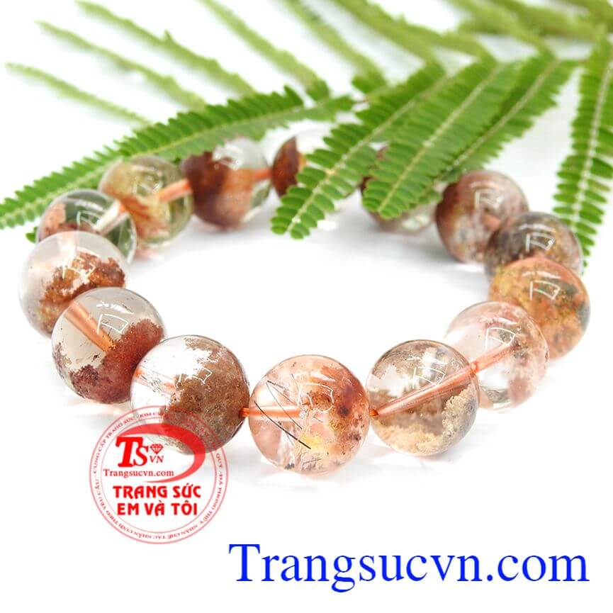 Vòng tay thạch anh tóc, Chuỗi vòng tay thạch anh tóc, Vòng tay thạch anh may mắn.