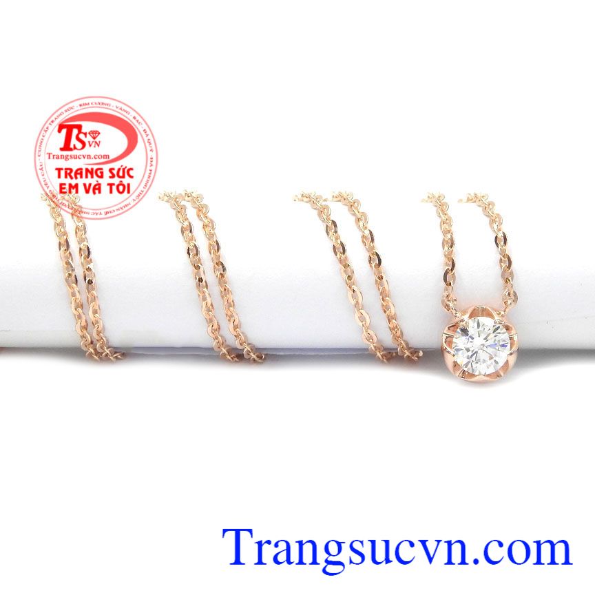 Bộ dây vàng hồng xinh xắn, bộ dây chuyền đẹp, dây chuyền vàng hồng Bộ dây vàng hồng xinh xắn, bộ dây chuyền đẹp, dây chuyền vàng hồng