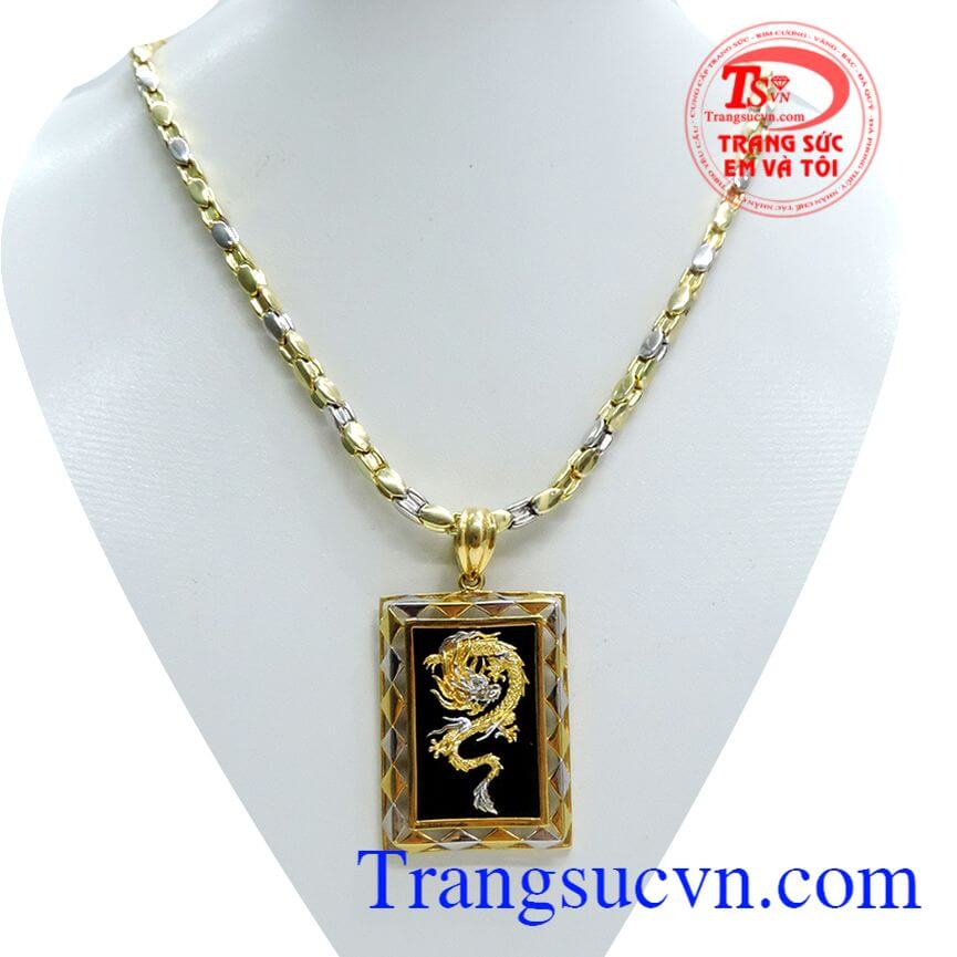 Bộ trang sức mắt xích mặt rồng, trang sức bộ, bộ dây chuyền nam đẹp Bộ trang sức mắt xích mặt rồng, trang sức bộ, bộ dây chuyền nam đẹp