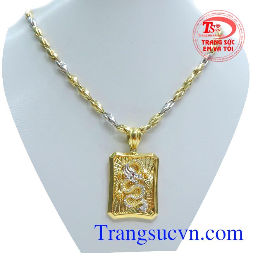 Bộ trang sức nam vàng rồng, bộ dây chuyền nam, trang sức bộ Bộ trang sức nam vàng rồng, bộ dây chuyền nam, trang sức bộ