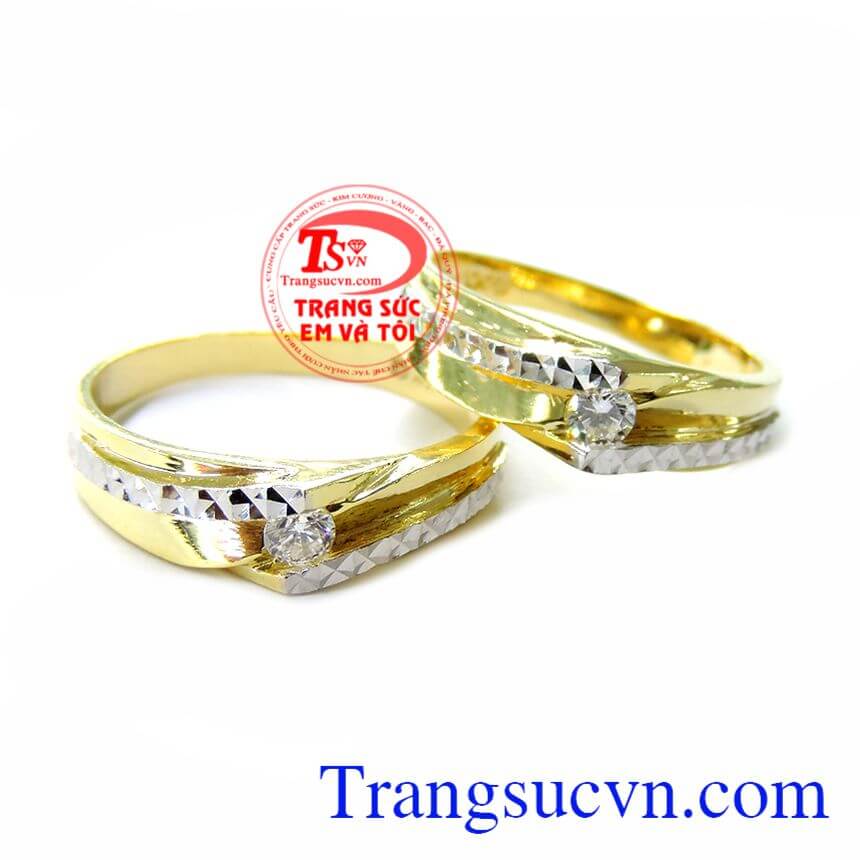 Cặp Nhẫn Cưới Sang Trọng, nhẫn cưới vàng tây, nhẫn cưới đẹp Cặp Nhẫn Cưới Sang Trọng, nhẫn cưới vàng tây, nhẫn cưới đẹp