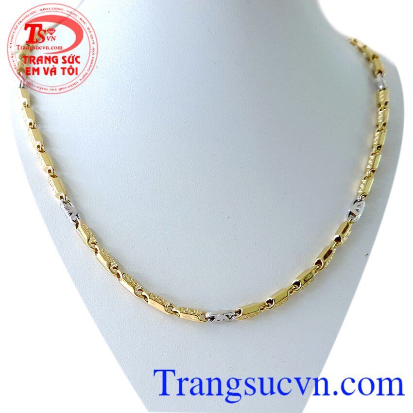 Dây chuyền italy 10k nam, dây chuyền đẹp, dây chuyền vàng tây