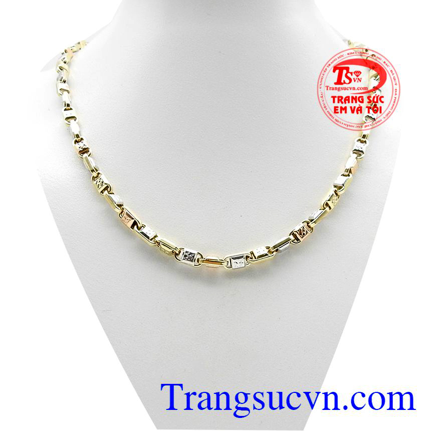 Dây chuyền nam hào hoa vàng 10k, dây chuyền nam đẹp, dây chuyền vàng Dây chuyền nam hào hoa vàng 10k, dây chuyền nam đẹp, dây chuyền vàng