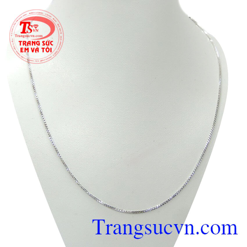 Dây chuyền vàng trắng 10k, Dây chuyền vàng sang trọng, Dây chuyền đẹp Dây chuyền vàng trắng 10k, Dây chuyền vàng sang trọng, Dây chuyền đẹp