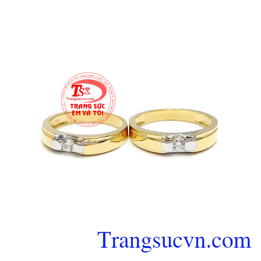 Đôi nhẫn cưới hạnh phúc tình yêu, nhẫn cưới vàng tây, nhẫn cưới đẹp Đôi nhẫn cưới hạnh phúc tình yêu, nhẫn cưới vàng tây, nhẫn cưới đẹp