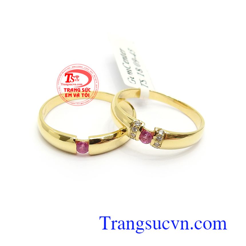 Đôi Nhẫn Cưới Tình Yêu Son Sắt, nhẫn cưới vàng tây, nhẫn cưới đẹp Đôi Nhẫn Cưới Tình Yêu Son Sắt, nhẫn cưới vàng tây, nhẫn cưới đẹp