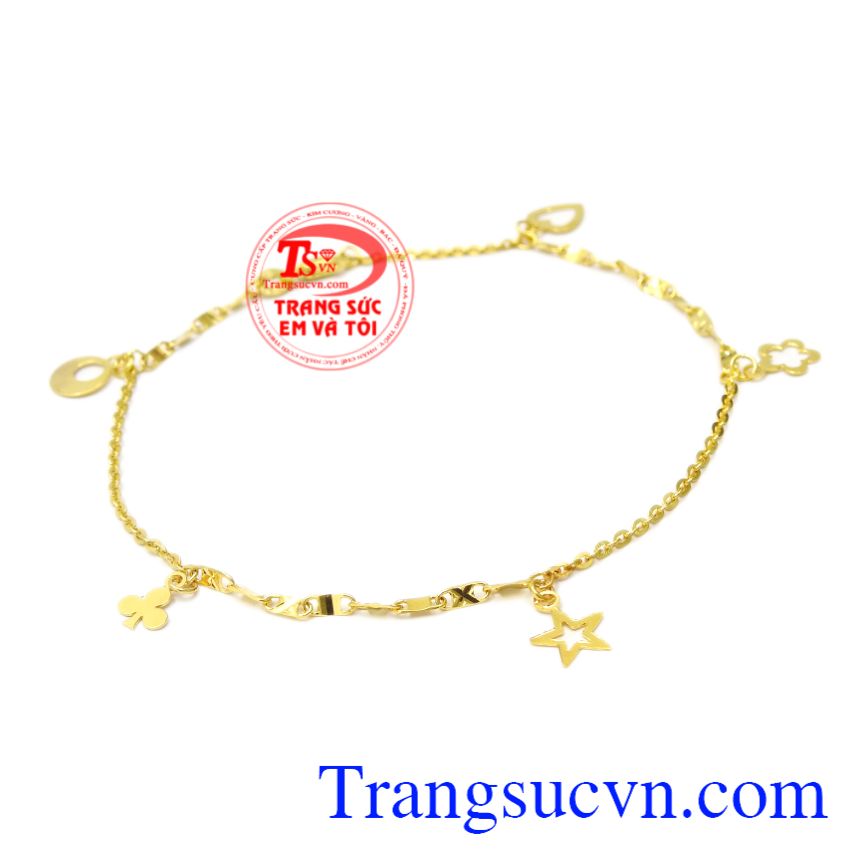 Lắc chân nữ duyên dáng, Lắc chân vàng tây, lắc chân nữ thời trang Lắc chân nữ duyên dáng, Lắc chân vàng tây, lắc chân nữ thời trang