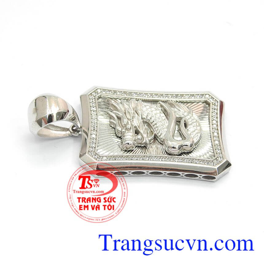 Mặt dây rồng sang trọng, mặt dây nam vàng tây, mặt dây vàng trắng