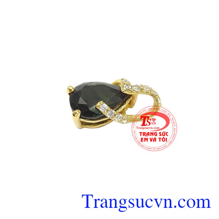 Mặt dây saphir hoàng gia, mặt dây vàng tây đẹp, mặt dây sang trọng Mặt dây saphir hoàng gia, mặt dây vàng tây đẹp, mặt dây sang trọng