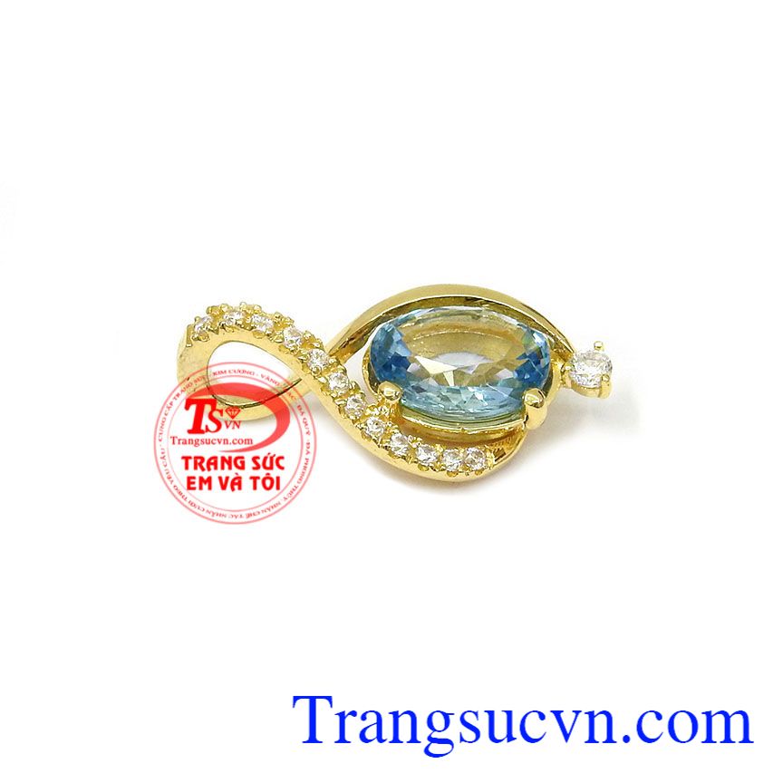 Mặt dây topaz đẳng cấp, mặt dây chuyền vàng, mặt dây đá quý Mặt dây topaz đẳng cấp, mặt dây chuyền vàng, mặt dây đá quý