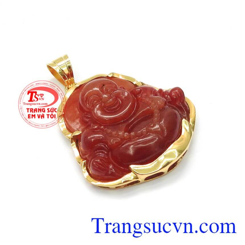 Mặt Di Lặc An Yên Hạnh Phúc, mặt dây vàng tây, mặt dây sang trọng