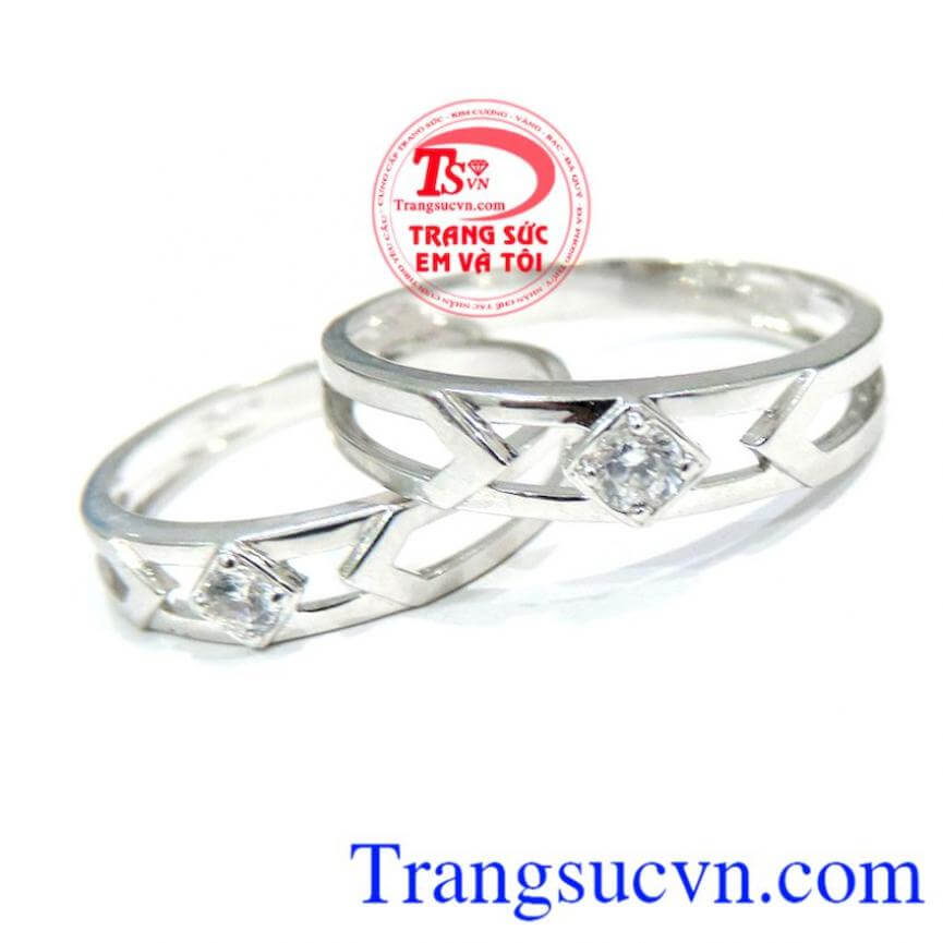 Nhẫn cưới 18k trắng hạnh phúc, nhẫn cưới đẹp, nhẫn cưới vàng trắng Nhẫn cưới 18k trắng hạnh phúc, nhẫn cưới đẹp, nhẫn cưới vàng trắng