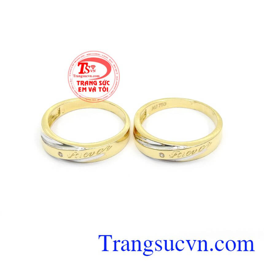 Nhẫn Cưới Forever, nhẫn cưới vàng, nhẫn cưới 18k Nhẫn Cưới Forever, nhẫn cưới vàng, nhẫn cưới 18k
