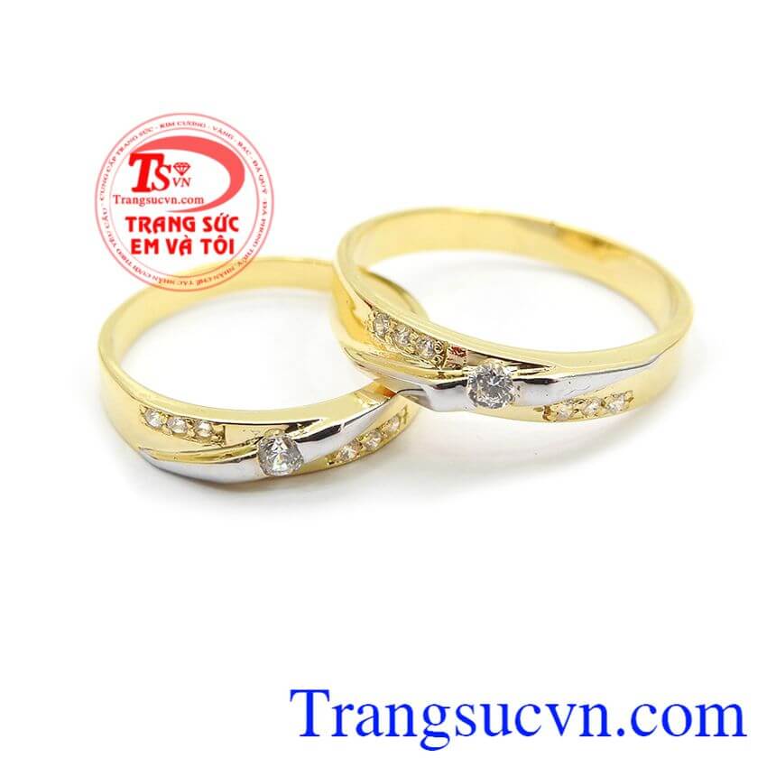 Nhẫn cưới hạnh phúc thủy chung, nhẫn cưới vàng tây, nhẫn cưới đẹp Nhẫn cưới hạnh phúc thủy chung, nhẫn cưới vàng tây, nhẫn cưới đẹp