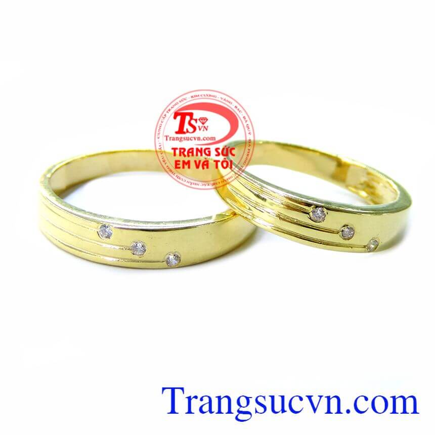 Nhẫn Cưới Mãi Mãi Bên Nhau, nhẫn cưới đẹp, nhẫn cưới vàng tây