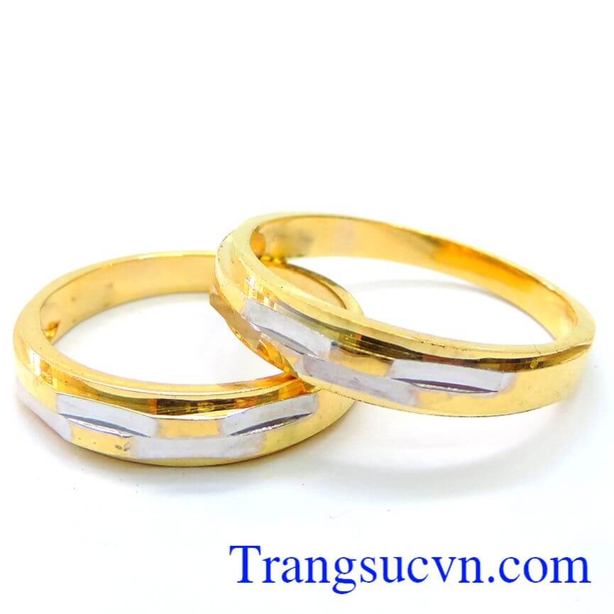 Nhẫn cưới vàng tây tình yêu, nhẫn cưới đẹp, nhẫn cưới vàng 