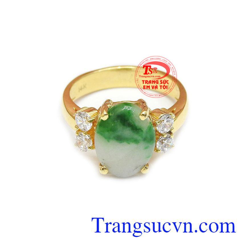 Nhẫn nữ cẩm thạch quý phái, nhẫn nữ vàng tây, nhẫn nữ sang trọng Nhẫn nữ cẩm thạch quý phái, nhẫn nữ vàng tây, nhẫn nữ sang trọng