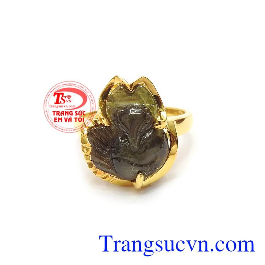 Nhẫn Nữ Hồ Ly May Mắn, nhẫn nữ vàng tây, nhẫn nữ đẹp