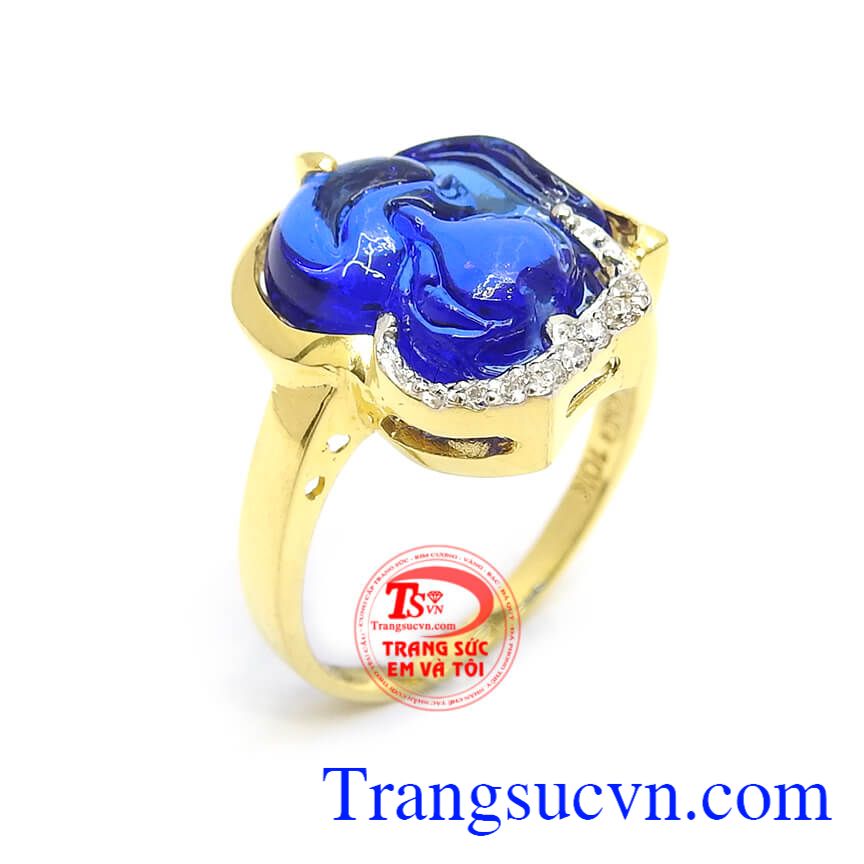 Nhẫn Nữ Hồ Ly Tình Duyên, nhẫn nữ vàng tây, nhẫn nữ đẹp