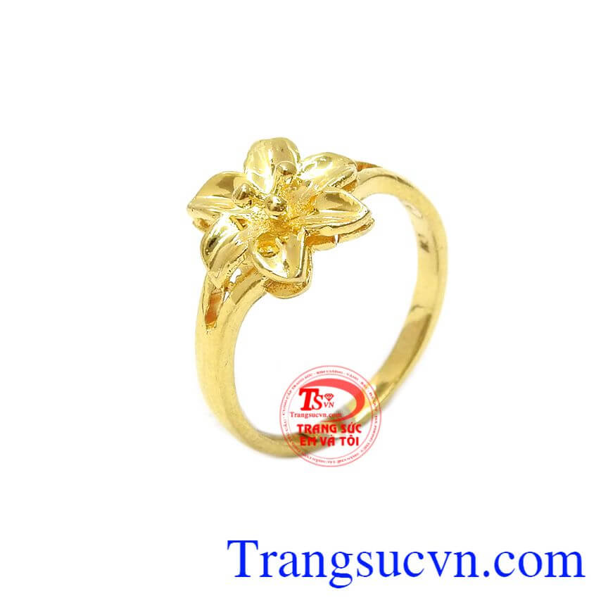 Nhẫn nữ hoa mai vàng, nhẫn nữ vàng tây, nhẫn nữ đẹp Nhẫn nữ hoa mai vàng, nhẫn nữ vàng tây, nhẫn nữ đẹp