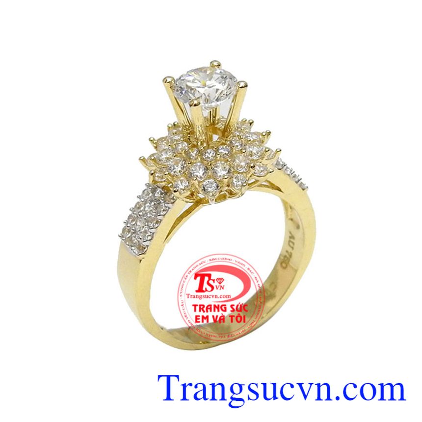 Nhẫn nữ kiêu sa vàng 18k, nhẫn nữ sang trọng, nhẫn nữ đẹp Nhẫn nữ kiêu sa vàng 18k, nhẫn nữ sang trọng, nhẫn nữ đẹp