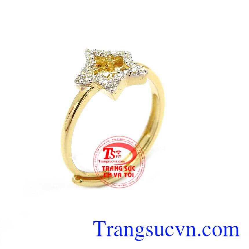 Nhẫn Nữ Korea Ngôi Sao, nhẫn nữ vàng, nhẫn nữ đẹp