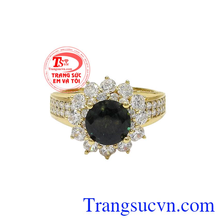 Nhẫn nữ saphir thịnh vượng, nhẫn nữ đẹp, nhẫn nữ vàng tây Nhẫn nữ saphir thịnh vượng, nhẫn nữ đẹp, nhẫn nữ vàng tây
