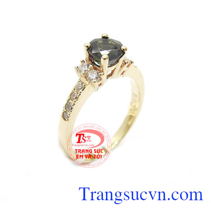Nhẫn nữ sapphire đẳng cấp, nhẫn nữ vàng, nhẫn nữ vàng sang trọng