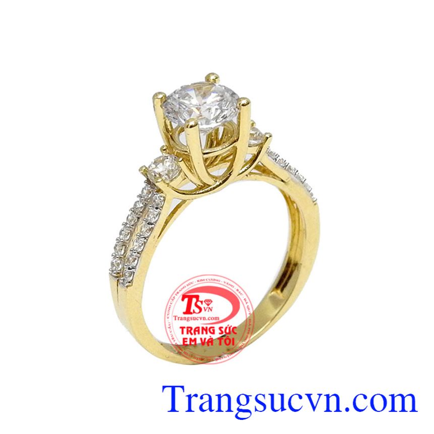 Nhẫn nữ thanh lịch 18k, nhẫn nữ vàng tây sang trọng, nhẫn nữ vàng tây Nhẫn nữ thanh lịch 18k, nhẫn nữ vàng tây sang trọng, nhẫn nữ vàng tây